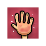 red hands - 2 player games android application logo